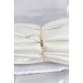 CM 14K Gold Color Crushed Twist Chain Model Women s Bracelet CM 14K Gold Color Crushed Twist Chain Model Women s Bracelet