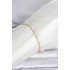 CM 14K Gold Color Crushed Twist Chain Model Women's Bracelet
