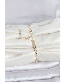 CM 14K Gold Color Drop Heel Model Women's Bracelet