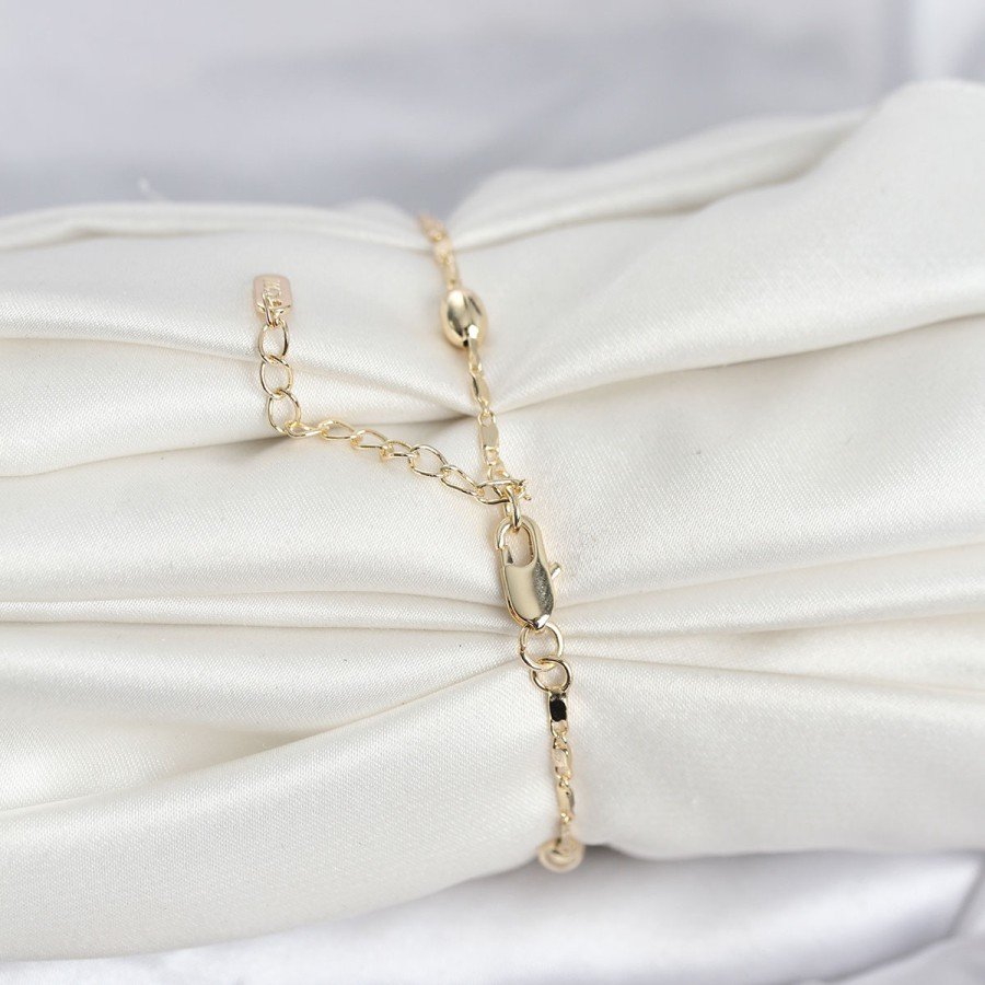 CM 14K Gold Color Drop Heel Model Women s Bracelet