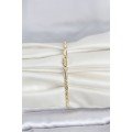 CM 14K Gold Color Twist Chain Model Women s Bracelet CM 14K Gold Color Twist Chain Model Women s Bracelet