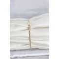 CM 14K Gold Color Twist Chain Model Women s Bracelet