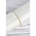 CM 14K Gold Color Twist Chain Model Women s Bracelet