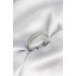 Silver Color Minimal Zircon Stone Women's Ring
