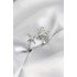 Silver Color Polar Star Model Zircon Stone Women's Ring