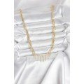 Brass Gold Color Fringed Model Women s Necklace