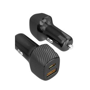 In-Car Charger 38W Power Capacity Type-C Port Car Cigarette Lighter