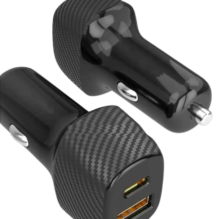 In-Car Charger 38W Power Capacity Type-C Port Car Cigarette Lighter
