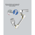 2 Modes 1080° Rotatable Faucet Head Flexible 3 Jointed Movable Design