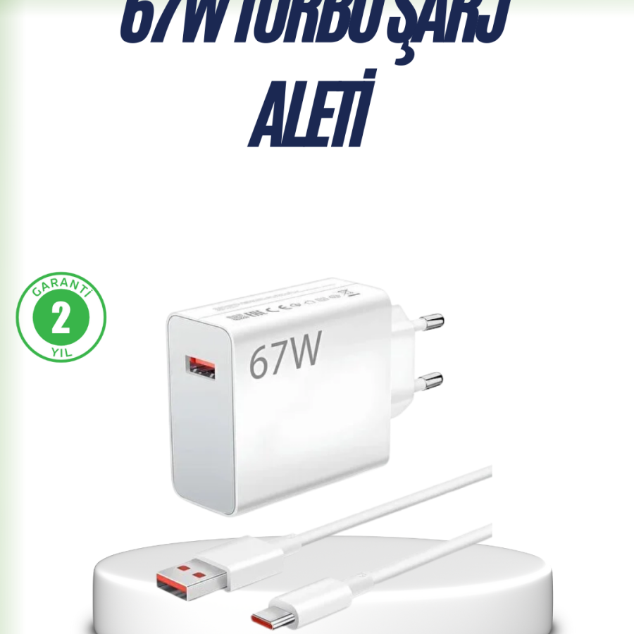 67 Watt Dual Turbo Charger Adapter Compatible with Reno 4 5 6
