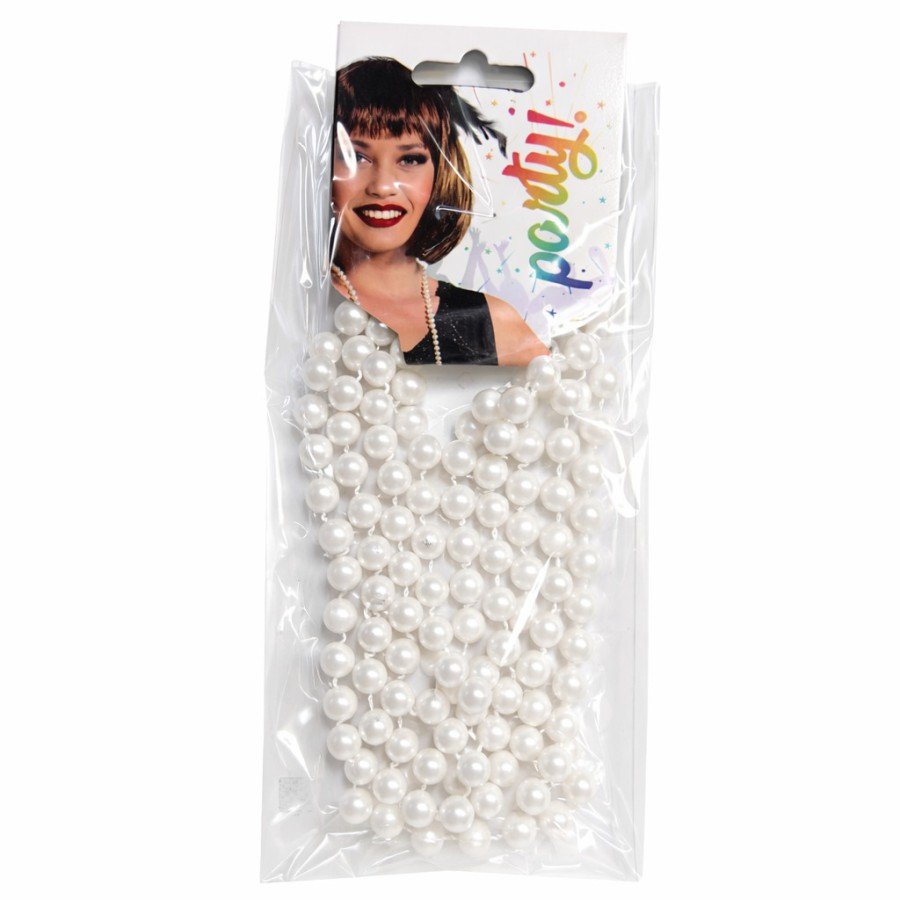 1920 Gatsby Pearl Necklace – Vintage Long White Pearl Necklace