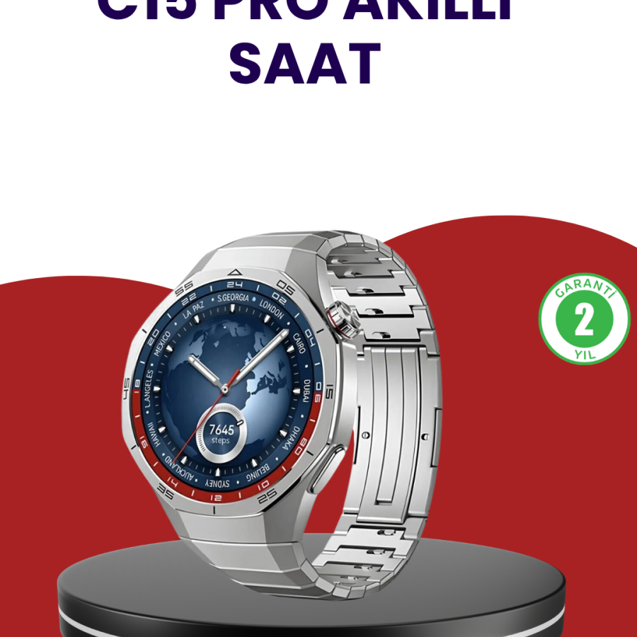 Smart Watch with Pedometer and Sleep Tracking Features