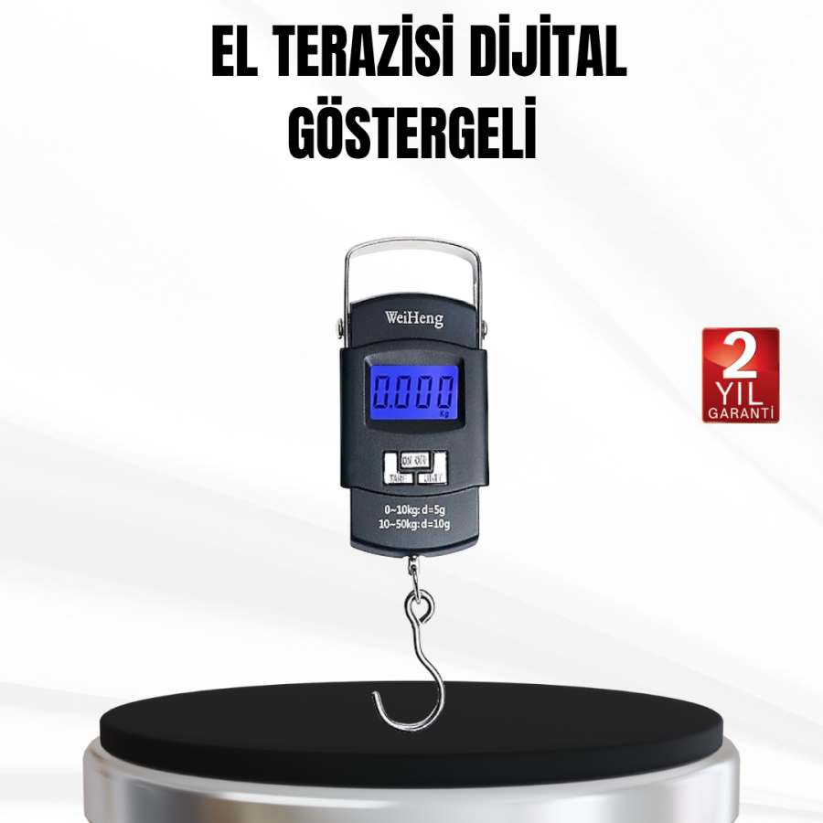 Digital Hand Scale – Precision Suitcase Scale with Smiley Face Design