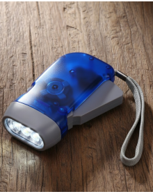 Self-Charging Flashlight Battery-free Dynamo 3 LED Portable