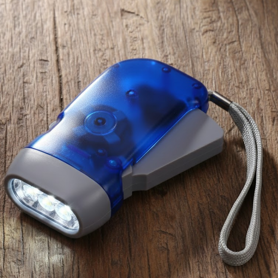 Self-Charging Flashlight Battery-free Dynamo 3 LED Portable Self-Charging Flashlight Battery-free Dynamo 3 LED Portable