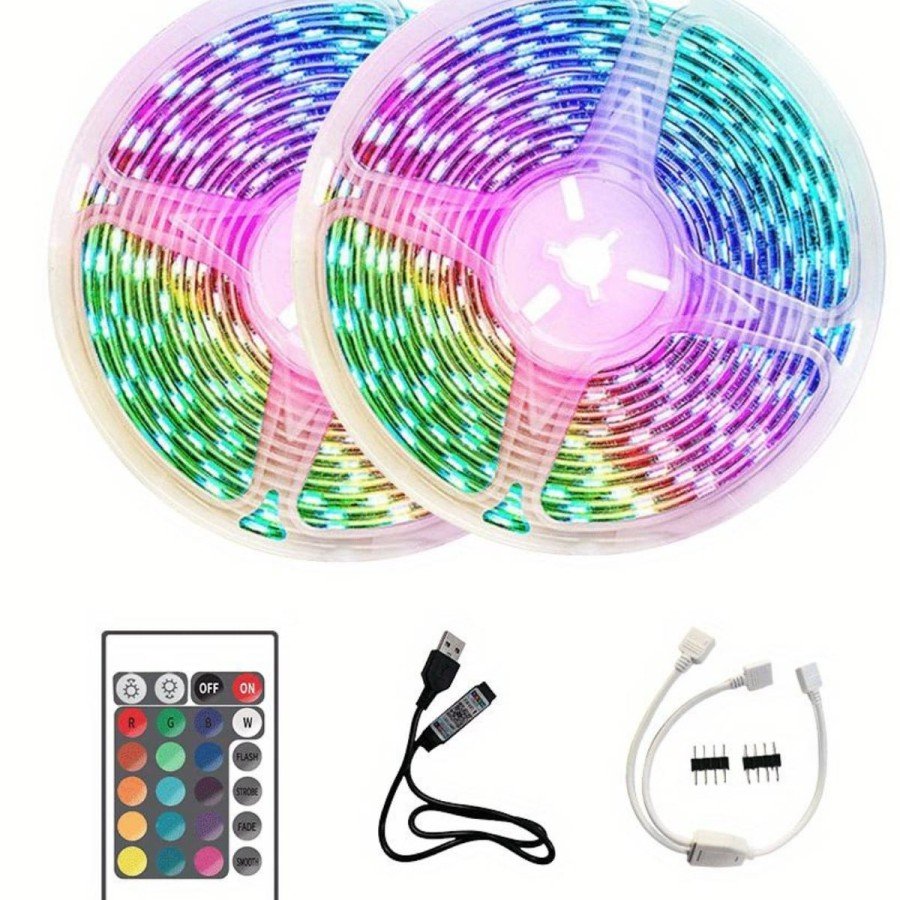 10M LED Strip Indoor Colorful RGB LED Strip With Control