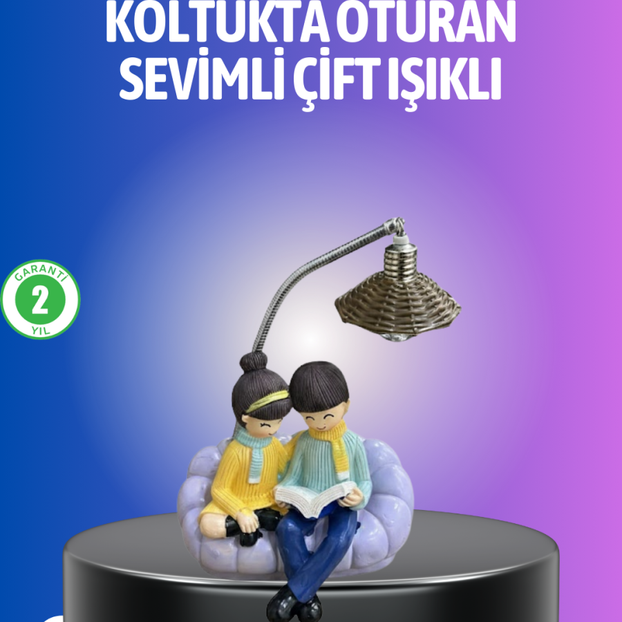 Night Light with Couple Figures Reading Books Romantic Decorative Table Lamp Night Light with Couple Figures Reading Books Romantic Decorative Table Lamp