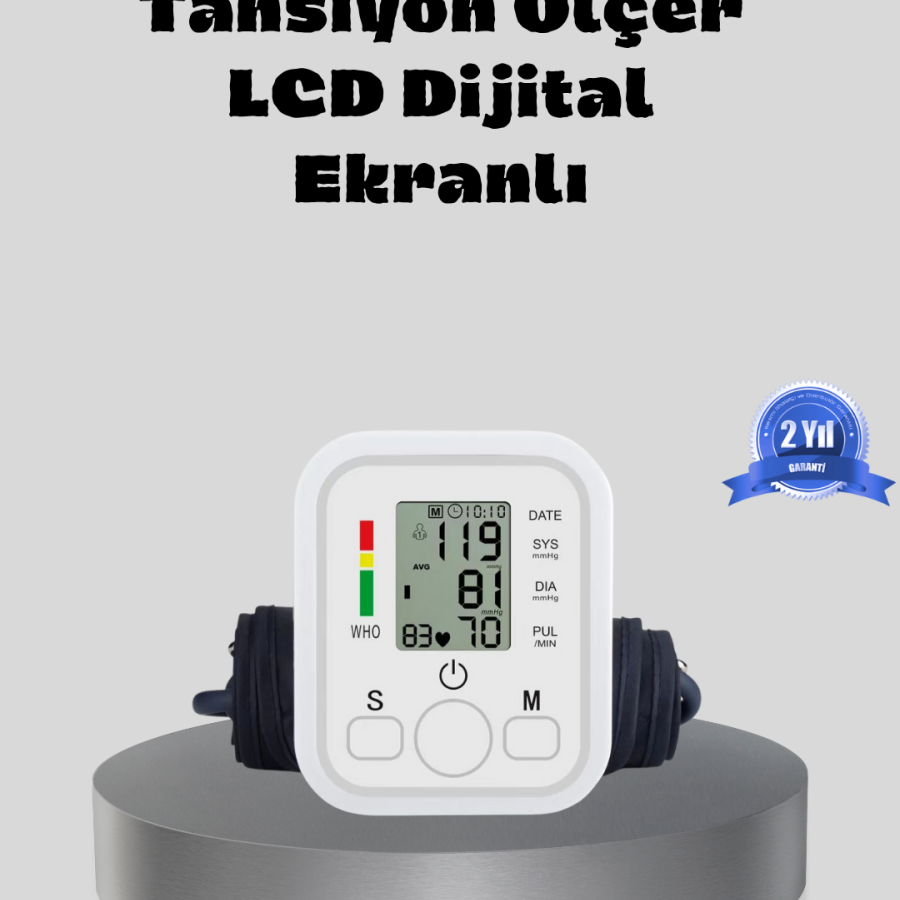 Upper Arm Measurement Digital Blood Pressure Monitor – IHB Arrhythmia Warning and Dual Memory