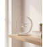 3D Zen Statue Modern Moon Design Meditation Figurine