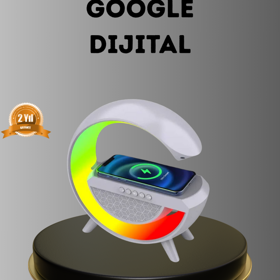 Bluetooth 5.0 Speaker – Wireless Charging, RGB Night Light and FM Radio