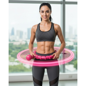 24 Section Smart Hula Hoop Non-Falling Sports Hoop with Waist Massage