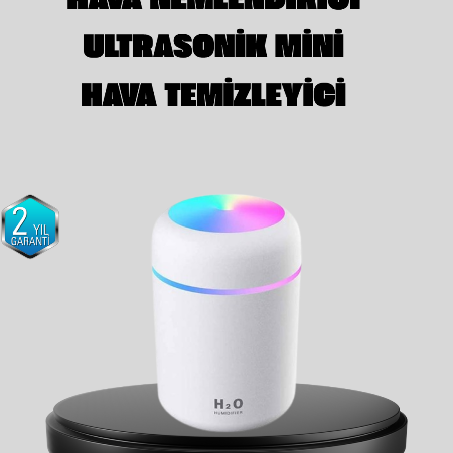 Portable USB Mini Humidifier – LED Light, Dual Spray Mode