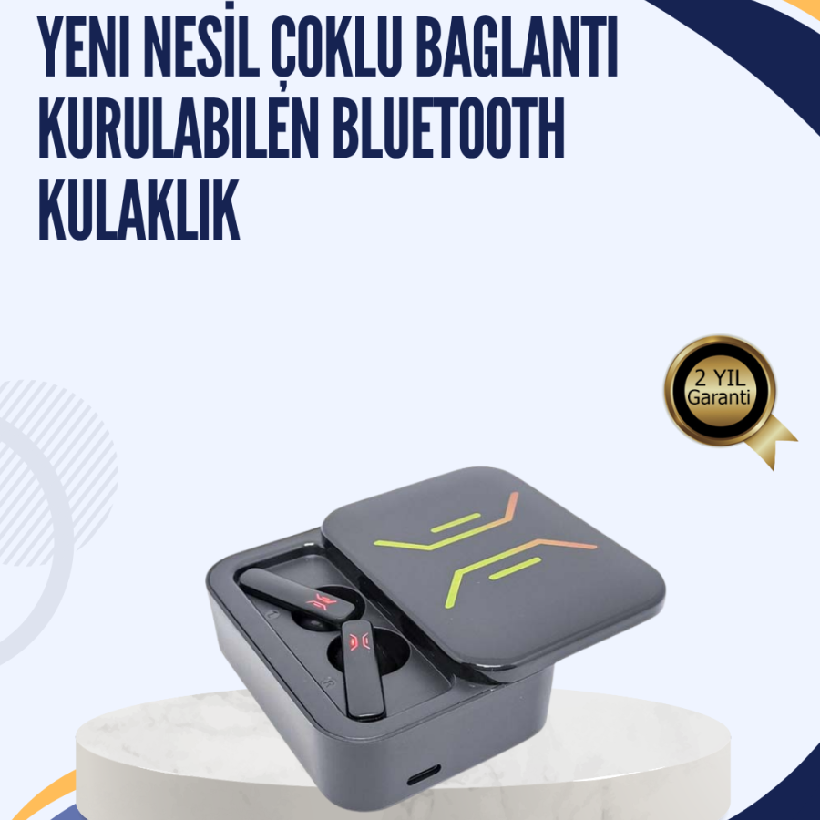 Bluetooth V5.0 TWS Headphones – 3 Hours of Uninterrupted Use