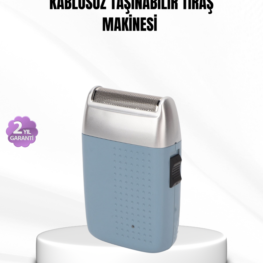 Portable Rechargeable Shaver – Dry Use, Special Beard Heads
