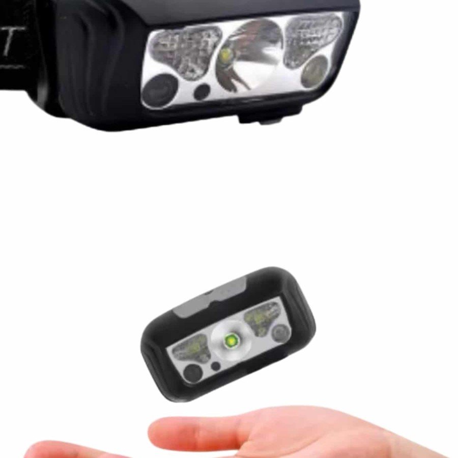 Sensor Rechargeable Type-c Charging Light Head Lamp Camping Lamp