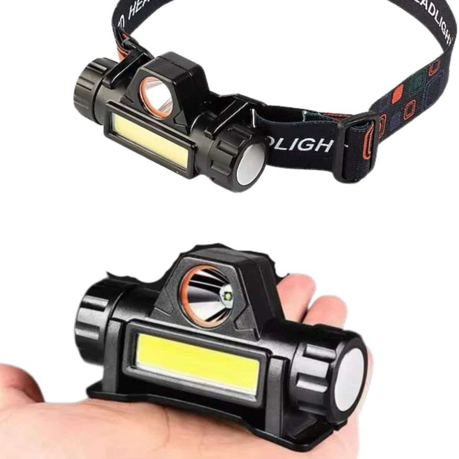 Head Lamp Work Light Super Bright Magnet Lithium Lion Battery Powered