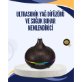 Quiet Working Cold Steam Humidifier with LED Light