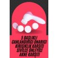 Skin Cleansing and Massage Tool with 5 Heads, Acne and Pimple Prevention