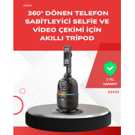 360 Degree Rotating Desktop Phone Stabilizer with Artificial Intelligence Supported Face Tracking