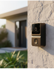 WiFi Smart Doorbell 85 Degree Wide Angle Android iOS Compatible