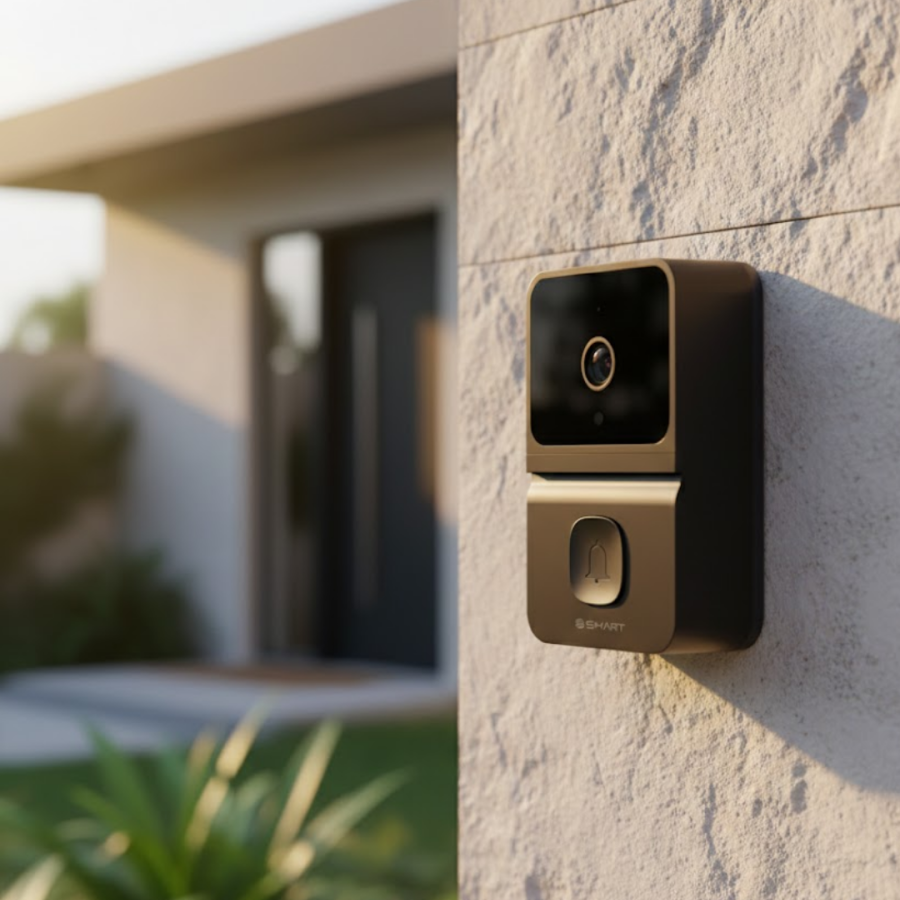 WiFi Smart Doorbell 85 Degree Wide Angle Android iOS Compatible
