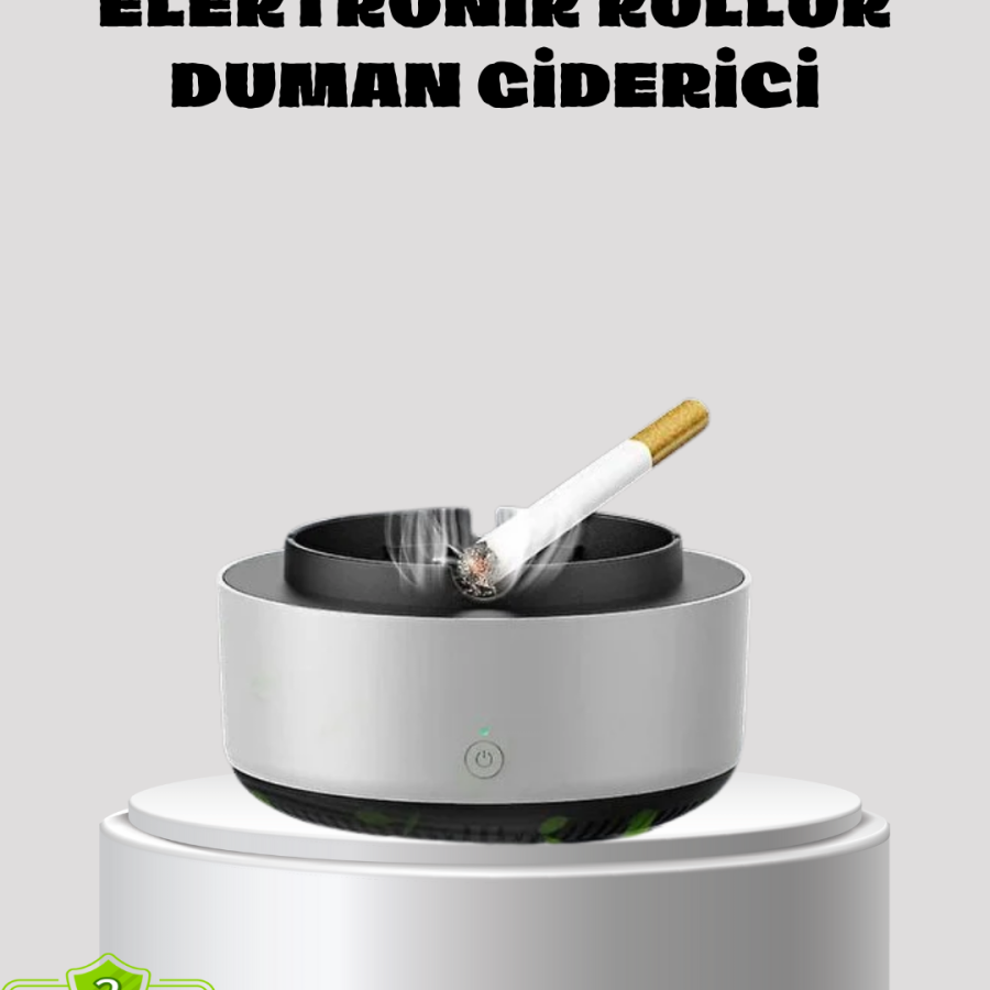 Ashtray and Air Purifier 2 in 1 – Cigarette Odor Eliminator for Car and Office