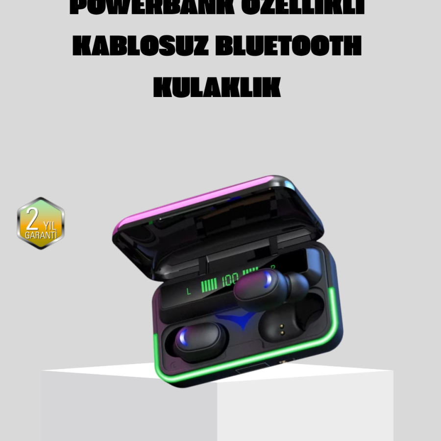 Wireless Headset RGB 5.1 with Powerbank Charging Box Wireless Headset RGB 5.1 with Powerbank Charging Box