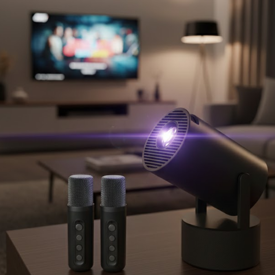 3 in 1 Projection Karaoke and Bluetooth Speaker
