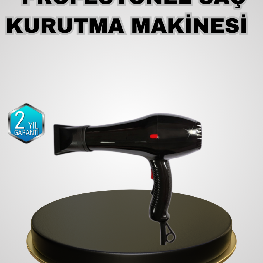 Professional 2200W Blow Dryer Cold Hot Blow Two Stages