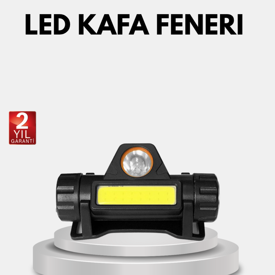 Professional Rechargeable LED Headlamp – Long Distance + Ambient Lighting