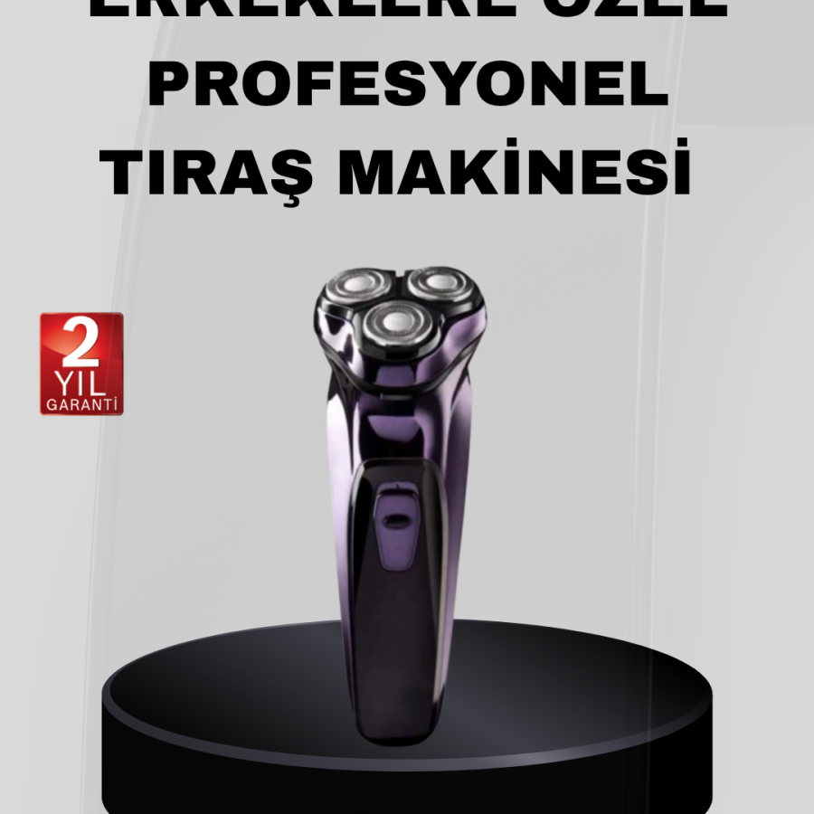 Professional Rechargeable Shaver Wireless with Adjustable Head