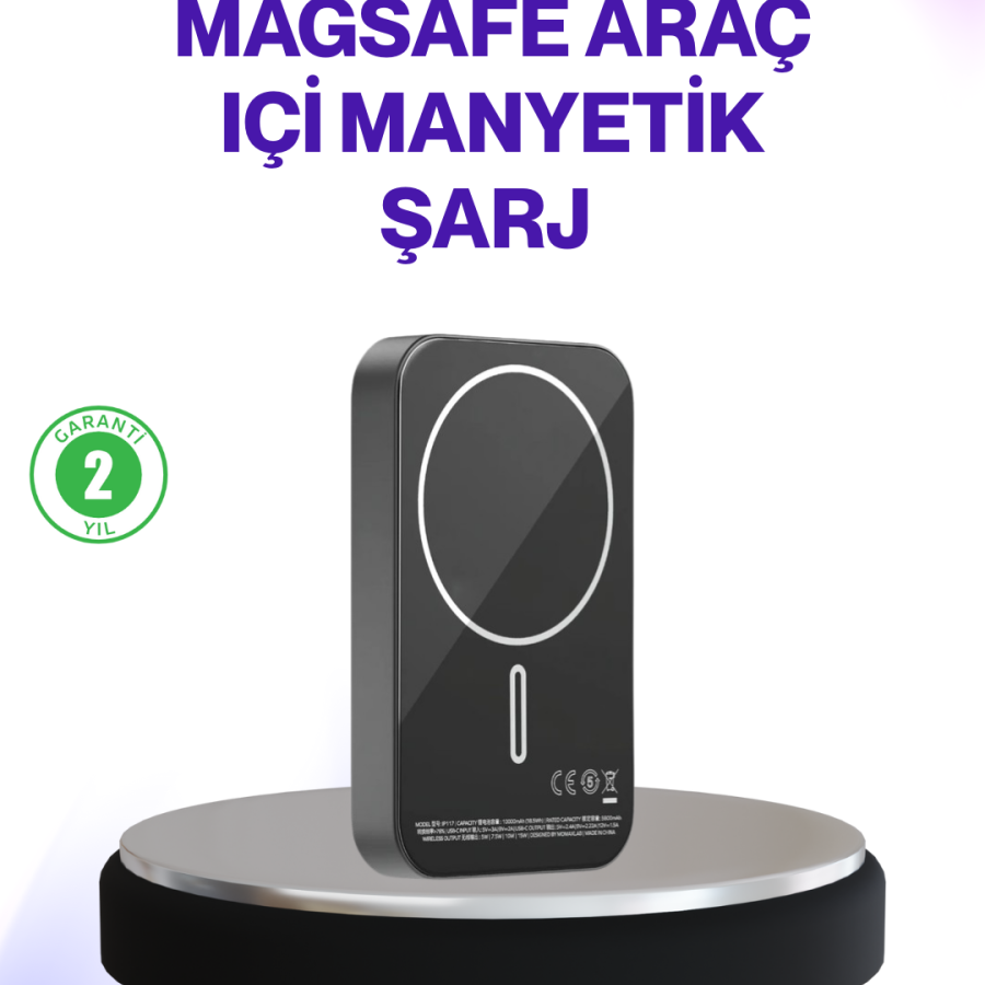 Magnetic MagSafe Compatible Car Holder Wireless Charging Supported