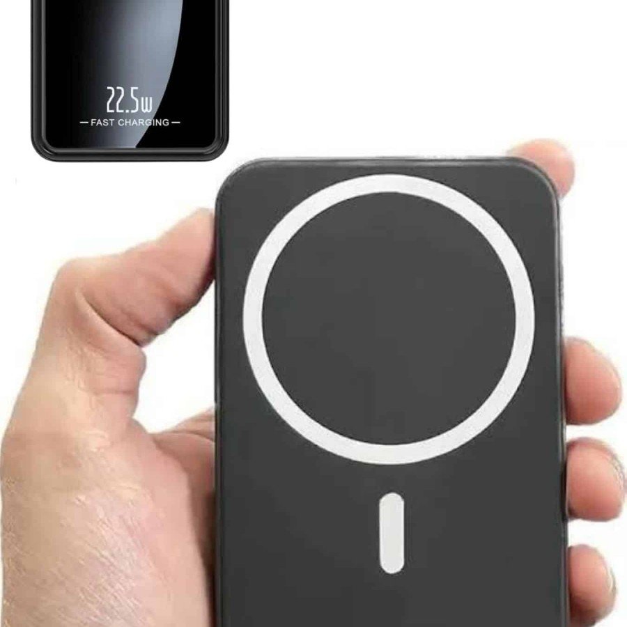 Magsafe Fast Charging 10.000 Mah Wireless Charging Powerbank Android and IOS Compatible