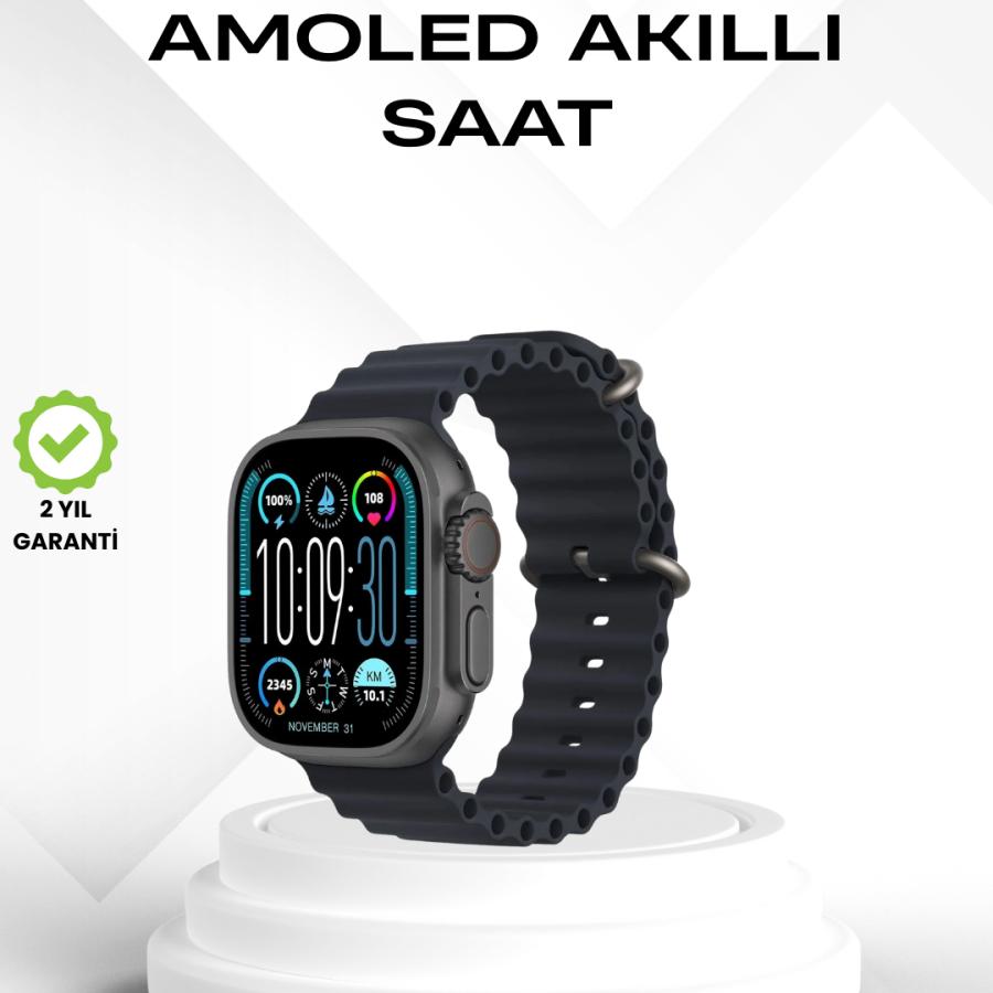 AMOLED Smart Watch Bluetooth Search Waterproof