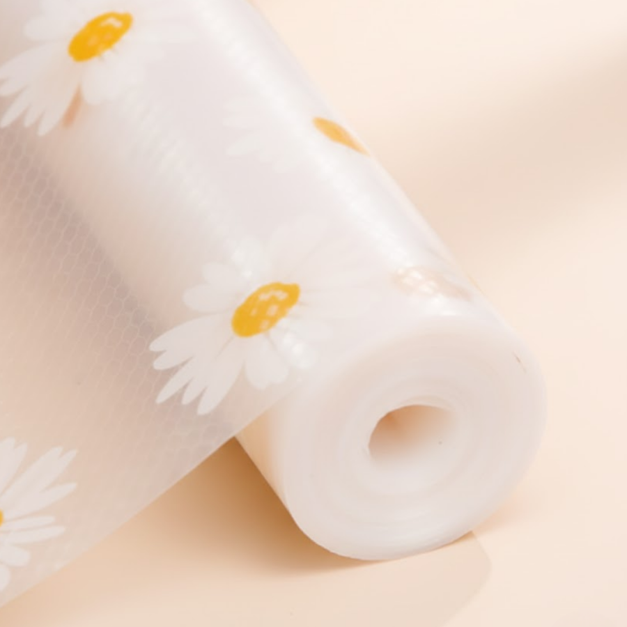 10 Meters Daisy Patterned Non-Stick Non-Slip Drawer Cover