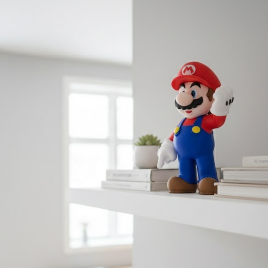 Super Mario Figure Figurine Decorative Game Themed Table Ornament