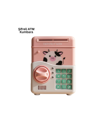 SAM51 MUSICAL LIGHTED PIGGY BANK PINK