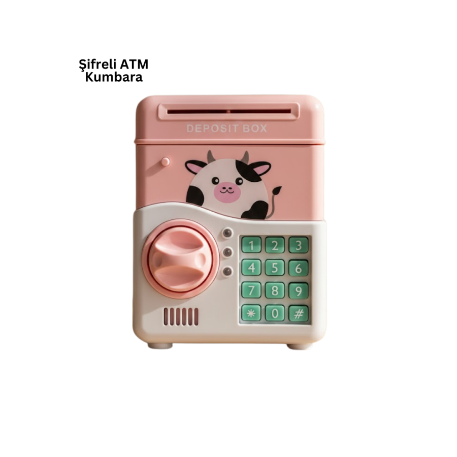 SAM51 MUSICAL LIGHTED PIGGY BANK PINK