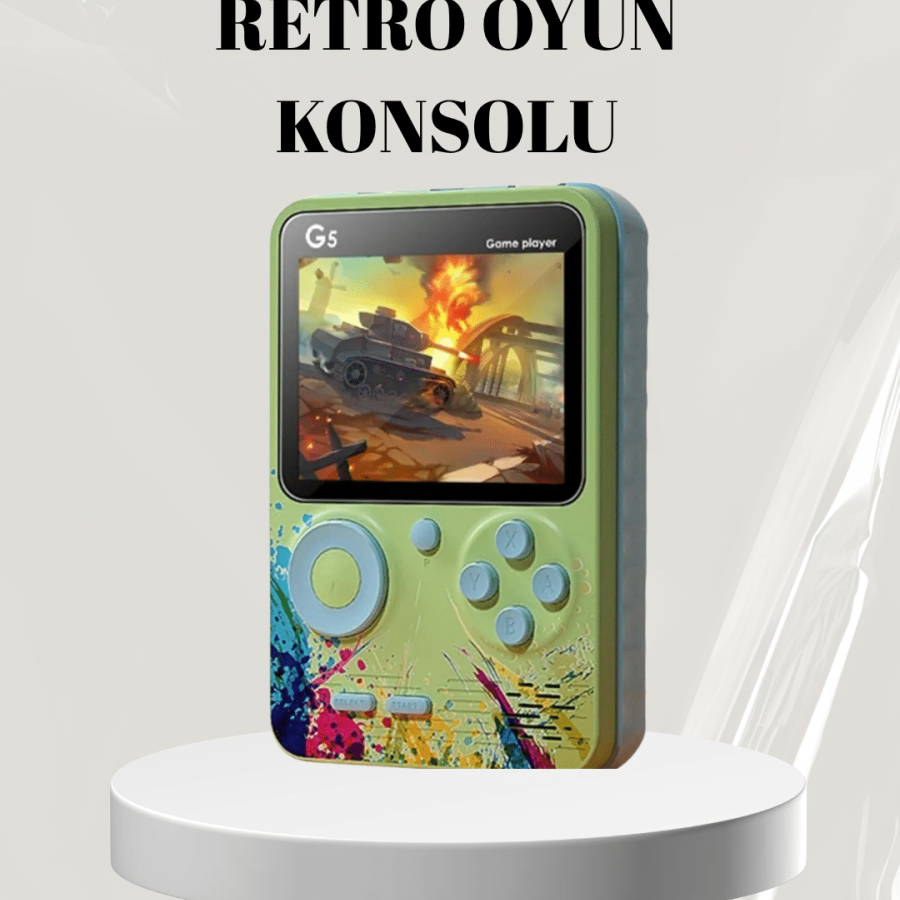 Portable Handheld Console with 3 Inch Color Screen – G5 Model