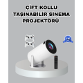 Portable Projector 4K Supported Wi-Fi Wireless Screen Mirroring